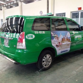 Quảng cáo trên xe taxi Mai Linh tại TPHCM và Nha Trang