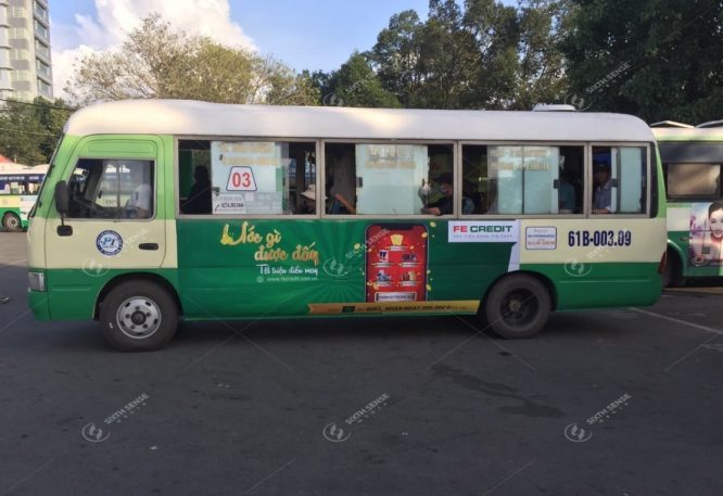 Nhìn lại 10 năm quảng cáo xe bus tại Bình Dương
