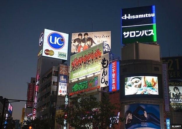 Giao lộ Shibuya – với giá quảng cáo “trên trời”.