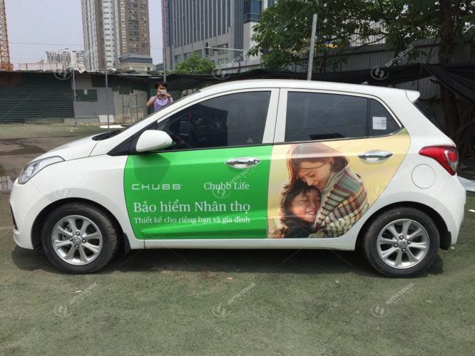 Bảo hiểm Nhân thọ Chubb Life quảng cáo ô tô cá nhân Hà Nội - TPHCM