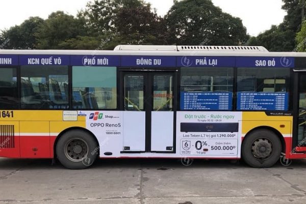 quảng cáo xe buýt tại Bắc Ninh