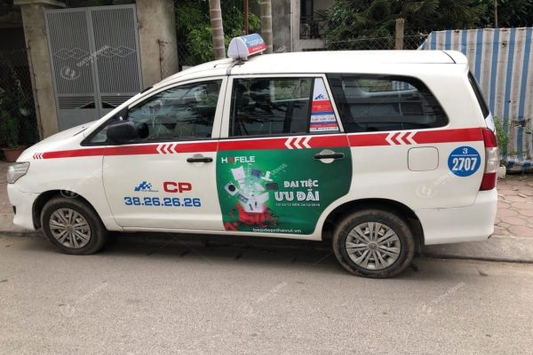 Quảng cáo trên taxi tại Hà Nội - TPHCM | Đại tiệc Ưu đãi tại Hafele