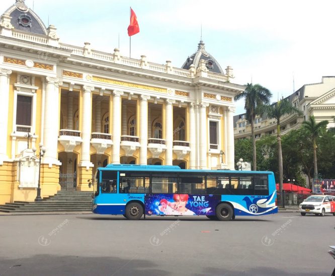 quảng cáo xe bus hà nội