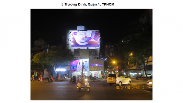 Pano quảng cáo tại số 5 Trương Định, Quận 1, TPHCM