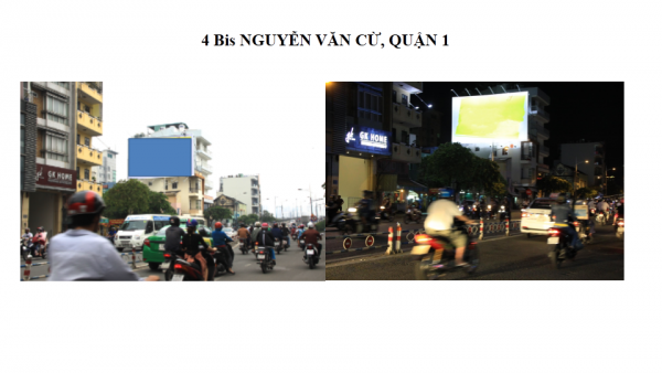 Pano quảng cáo tại số 4 Bis Nguyễn Văn Cừ, Quận 1, HCM