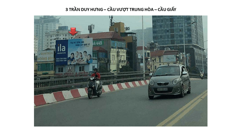Pano quảng cáo tại số 3 Trần Duy Hưng, Cầu Vượt, Trung Hòa, Cầu Giấy, Hà Nội
