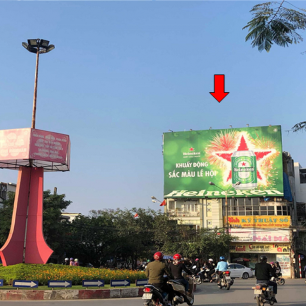 Pano quảng cáo tại số 2 Trần Khánh Dư, Võ Thị Sáu, Hải Phòng