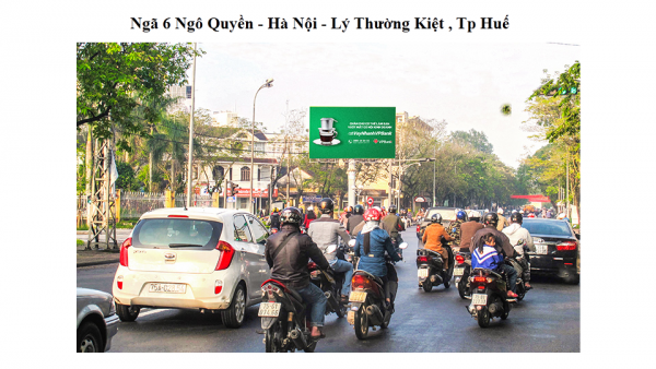 Billboard tại ngã 6 Ngô Quyền - Hà Nội, Lý Thường Kiệt, TP.Huế