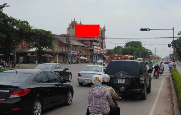 Pano quảng cáo tại đường Xương Giang, Cầu Sông Thương, Bắc Giang