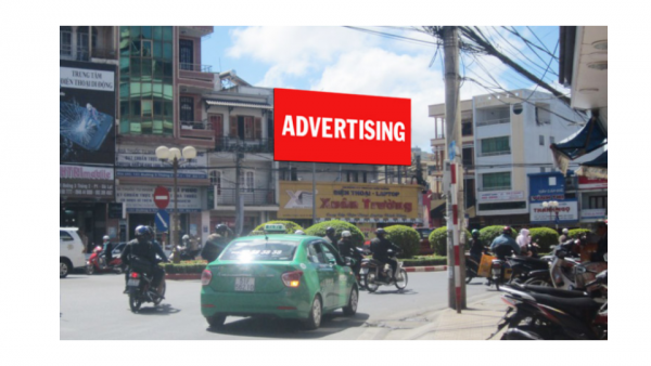 Pano quảng cáo vòng xoay Hải Thượng - Nguyễn Văn Cừ, Lâm Đồng