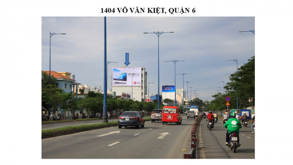 Pano quảng cáo tại số 1404 Võ Văn Kiệt, Quận 6, TPHCM