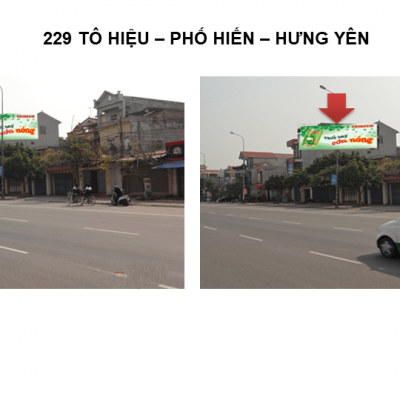 Pano quảng cáo tại số 229 Tô Hiệu, Hưng Yên