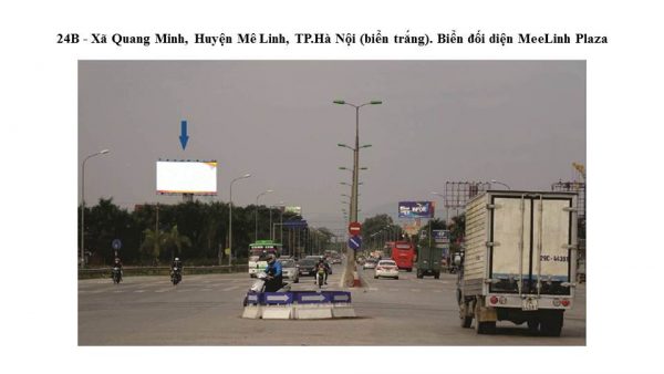 Billboard quảng cáo tại 24B Xã Quang Minh, Huyện Mê Linh, Hà Nội