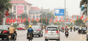 Pano quảng cáo được đặt tại vị trí 292 Trần Hưng Đạo,TP Bắc Ninh