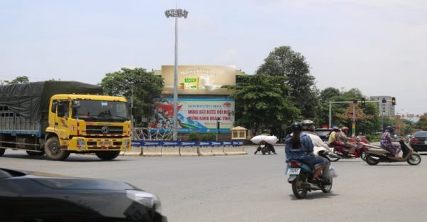 Pano quảng cáo tại số 6 Nguyễn Thái Học, Yên Bái