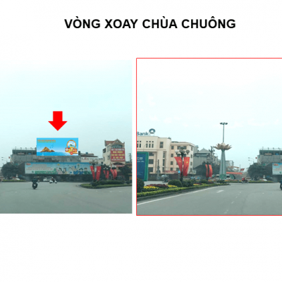 Pano quảng cáo tại Vòng xoay Chùa Chuông, TP.Hưng Yên