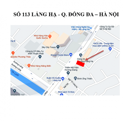 Pano quảng cáo tại Số 113 Láng Hạ, Đống Đa, Hà Nội