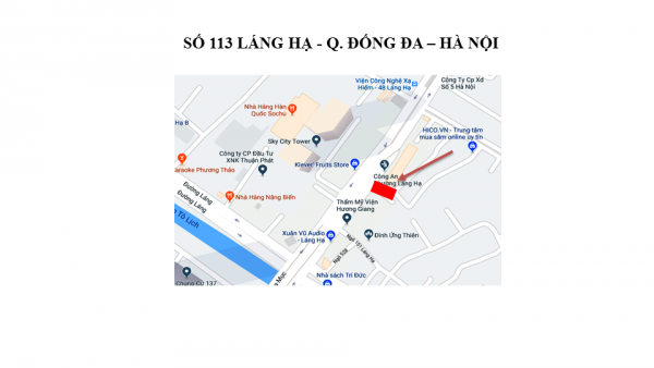 Pano quảng cáo tại Số 113 Láng Hạ, Đống Đa, Hà Nội