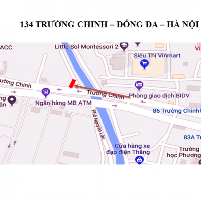 Pano quảng cáo tại Số 134 Trường Chinh, Hà Nội