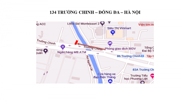 Pano quảng cáo tại Số 134 Trường Chinh, Hà Nội