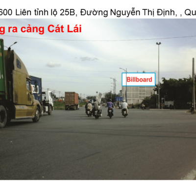 Billboard tại 1600 Liên tỉnh lộ 25B, Nguyễn Thị Định, Quận 2, TPHCM