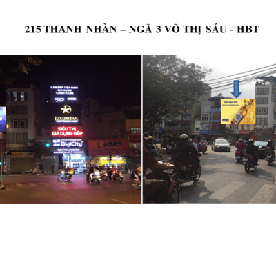 Pano quảng cáo tại 215 Thanh Nhàn, Hai Bà Trưng, Hà Nội