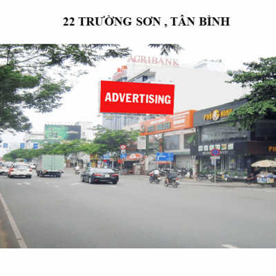 Pano quảng cáo tại 22 Trường Sơn, Quận Tân Bình, TPHCM