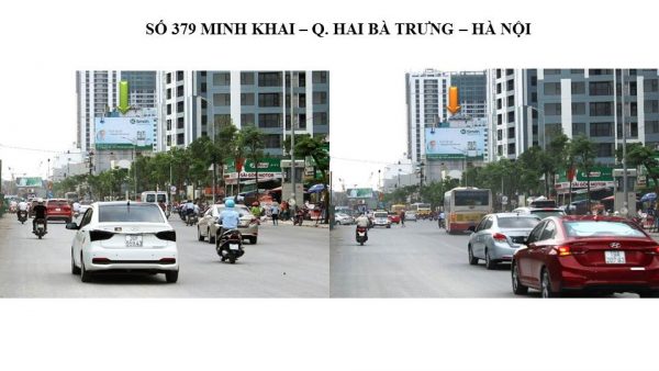 Pano quảng cáo tại 379 Minh Khai, Hai Bà Trưng, Hà Nội