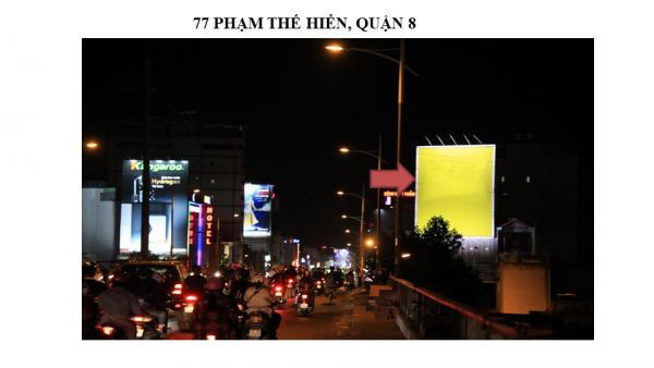 Pano quảng cáo tại 77 Phạm Thế Hiển, Quận 8, TPHCM
