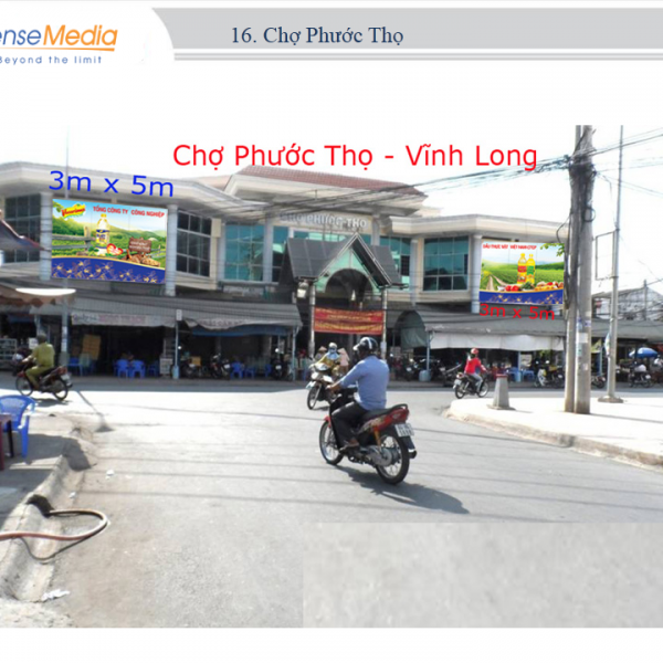 Biển quảng cáo Chợ Phước Thọ, Vĩnh Long