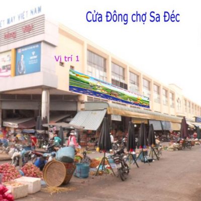 Biển quảng cáo Chợ Sa Đéc, Đồng Tháp