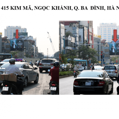 Pano quảng cáo 415 Kim Mã, Hà Nội