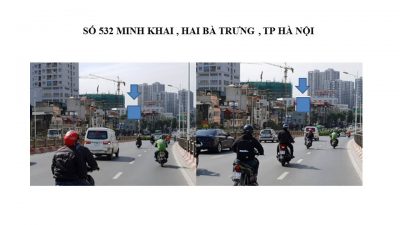 Pano quảng cáo tại 532 Minh Khai, Hà Nội