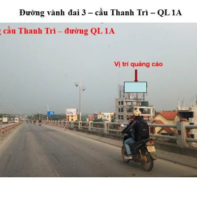 Pano ở đường vành đai 3, cầu Thanh Trì, QL 1A, Hà Nội