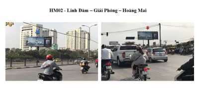 Billboard ở HM02 Linh Đàm, Giải Phóng, Hoàng Mai, Hà Nội
