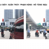 Billboard quảng cáo ở ngã tư Cầu Giấy – Xuân Thủy, Hà Nội