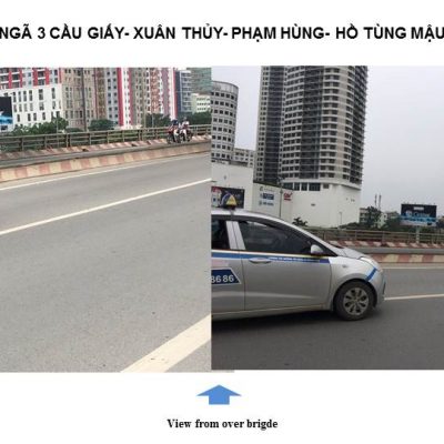 Billboard quảng cáo tại ngã tư Phạm Hùng – Hồ Tùng Mậu, Hà Nội