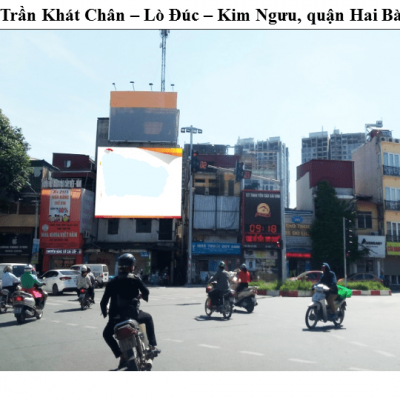 Pano ngã tư Trần Khát Chân – Lò Đúc – Kim Ngưu, Hai Bà Trưng, Hà Nội