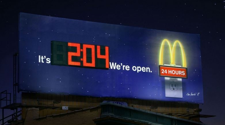 Top 10 biển quảng cáo sáng tạo và ấn tượng nhất của McDonald’s