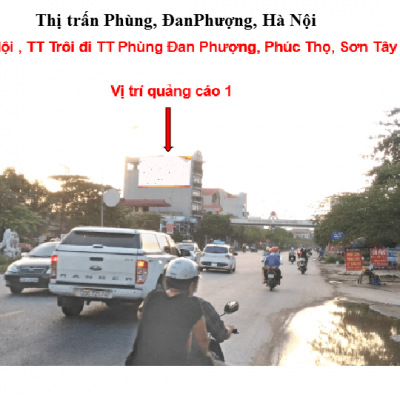 Pano ngoài trời ở Thị trấn Phùng, Đan Phượng, Hà Nội