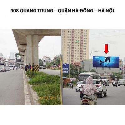 Pano quảng cáo tại 908 Quang Trung, Hà Đông, Hà Nội