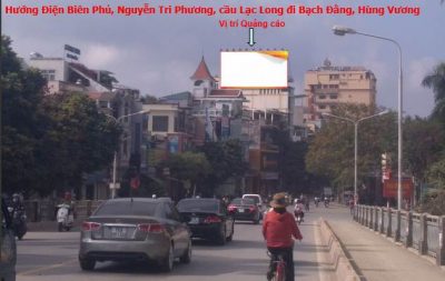 Pano quảng cáo tại Cầu Lạc Long - Bạch Đằng, Hải Phòng