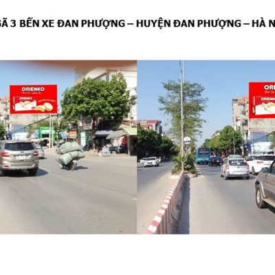 Pano tại ngã 3 bến xe Đan Phượng, Đan Phượng, Hà Nội