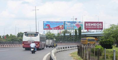 3 Billboard cột trụ quảng cáo tại khu vực Cầu Mỹ Thuận, Vĩnh Long 