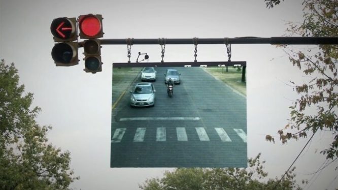 honda the awareness traffic light