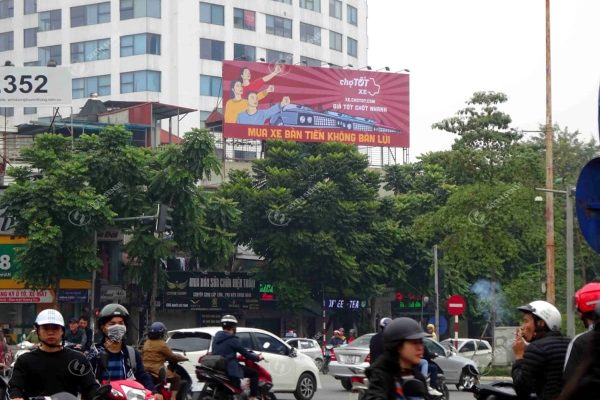Dự án làm pano quảng cáo ốp tường cho Chợ Tốt tại Hà Nội