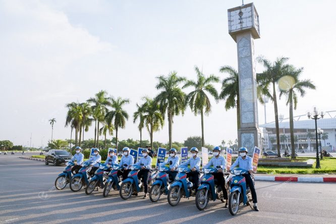 Medlatec tổ chức chạy roadshow xe máy tại Hà Nội